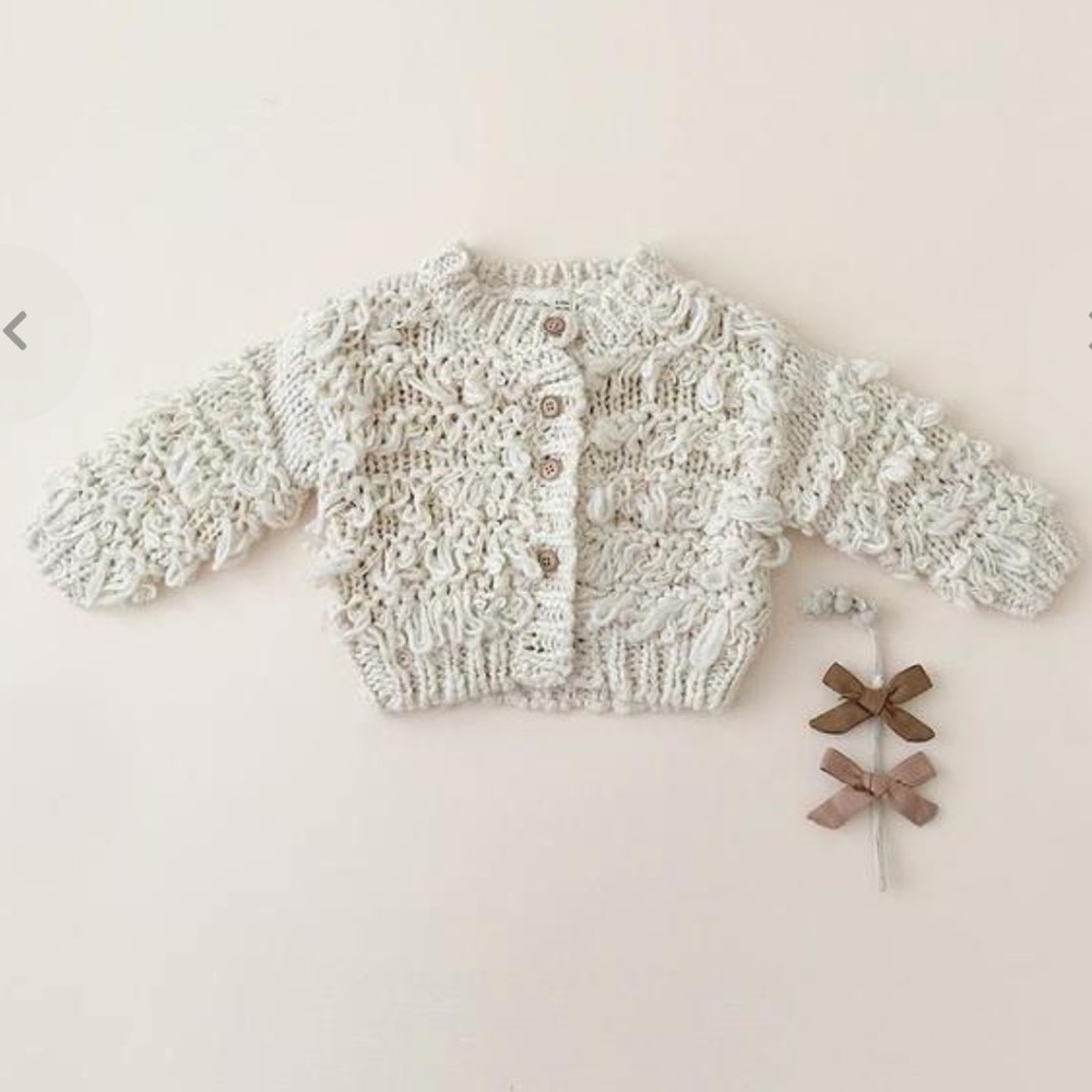 Rylee & Cru Button Sweater size 12-18 months